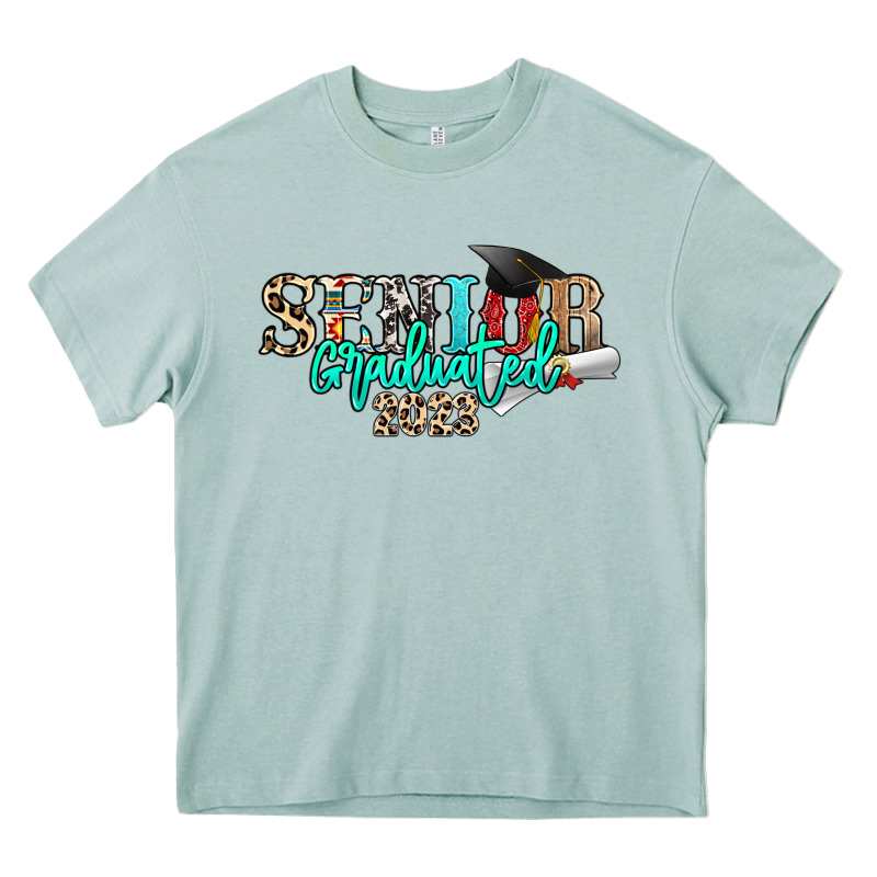 Senior Graduated 2023 Heavy Core Tee by NancyCooperArtShop | Teevron