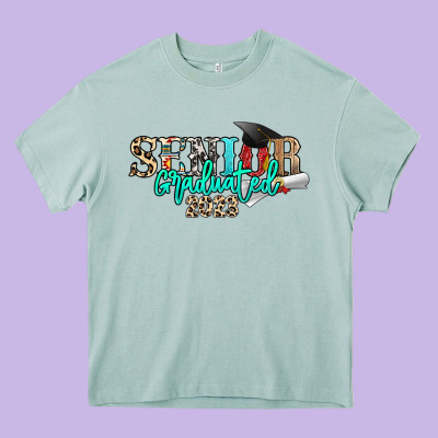 Senior Graduated 2023 Heavy Core Tee Designed By Nancycooperartshop