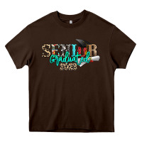Chocolate Brown senior graduated 2023 Heavy Core Tee - NancyCooperArtShop