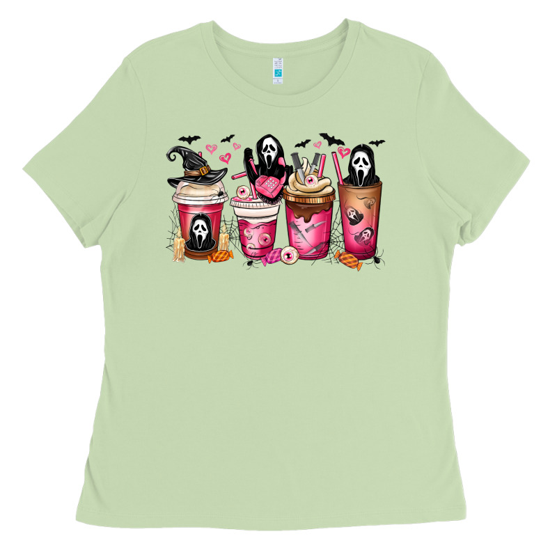 Scream Coffee Cups Ladies Tee by MaliasSmallBusiness | Teevron