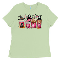 Matcha Scream Coffee Cups Ladies Tee - MaliasSmallBusiness