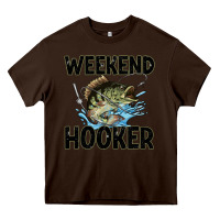 Chocolate Brown weekend hooker Heavy Core Tee - JahusDesignShop
