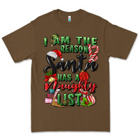 Cacao i am the reason santa has a naughty list Premium Tee - MaliasSmallBusiness
