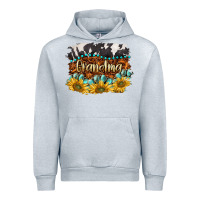 Heather Grey western grandma Urban Hoodie - BarkalooDesign