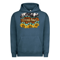 Pigment Midnight Navy western grandma Urban Hoodie - BarkalooDesign