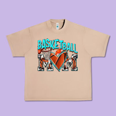 Basketball Mom Urban Heavy Tee Designed By Nancycooperartshop