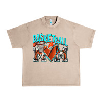 French Oak Basketball Mom Urban Heavy Tee - NancyCooperArtShop