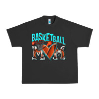Pigment Black Basketball Mom Urban Heavy Tee - NancyCooperArtShop