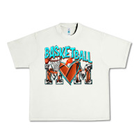 Pistachio Basketball Mom Urban Heavy Tee - NancyCooperArtShop
