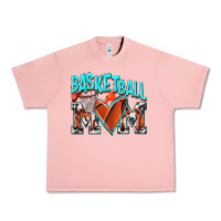 Salmon Basketball Mom Urban Heavy Tee - NancyCooperArtShop