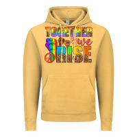 Vintage Mustard LGBTQ+ together we rise Vintage Hoodie - NancyCooperArtShop