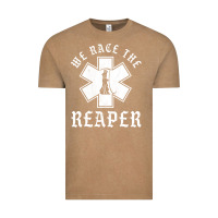 Vintage Coffee Emt, Ems And Paramedic We Race the Reaper Vintage Tee - longCreatives
