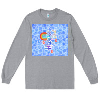 Heather Grey hippie soul Long Sleeve Tee - TumblerDesignByShophia