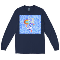 Navy hippie soul Long Sleeve Tee - TumblerDesignByShophia