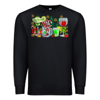Black Christmas tequila Premium Sweatshirt - CowhideDigitalArt