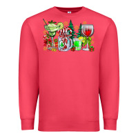 Cardinal Christmas tequila Premium Sweatshirt - CowhideDigitalArt