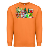 Carrot Christmas tequila Premium Sweatshirt - CowhideDigitalArt