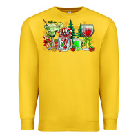 Lemon Christmas tequila Premium Sweatshirt - CowhideDigitalArt