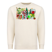 Sandshell Christmas tequila Premium Sweatshirt - CowhideDigitalArt