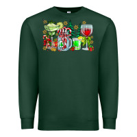 Sports Green Christmas tequila Premium Sweatshirt - CowhideDigitalArt