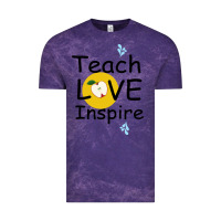 Cloud Purple Teach Love Inspire Vintage Tee - Bettercallsaul