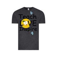 Vintage Black Teach Love Inspire Vintage Tee - Bettercallsaul