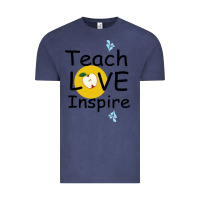 Vintage Denim Teach Love Inspire Vintage Tee - Bettercallsaul