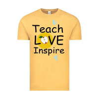 Vintage Mustard Teach Love Inspire Vintage Tee - Bettercallsaul