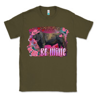 Army Green be mine black angus bull Classic Tee - RanaPortraitStore