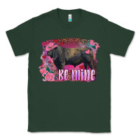 Be Mine Black Angus Bull Classic Tee | Teevron