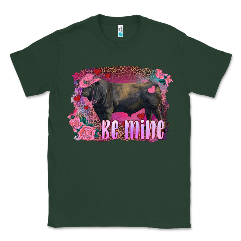 Be Mine Black Angus Bull Classic Tee by RanaPortraitStore | Teevron