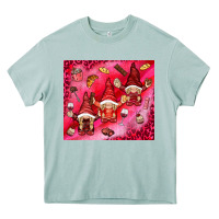 Arona gnomies with food Heavy Core Tee - NancyCooperArtShop