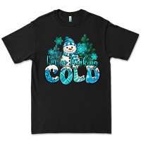Black im so freaking cold snowman Premium Tee - MaliasSmallBusiness