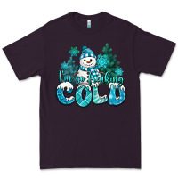 Plum im so freaking cold snowman Premium Tee - MaliasSmallBusiness