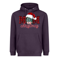 Plum mom Christmas Heavyweight Hoodie - CowhideDigitalArt