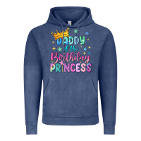 Vintage Denim daddy of the birthday princess Vintage Hoodie - NancyCooperArtShop