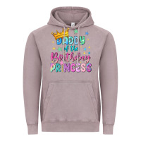 Vintage Zinc daddy of the birthday princess Vintage Hoodie - NancyCooperArtShop