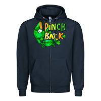 Navy i pinch back with crab Zipper Hoodie - FaDigitalArtStudio