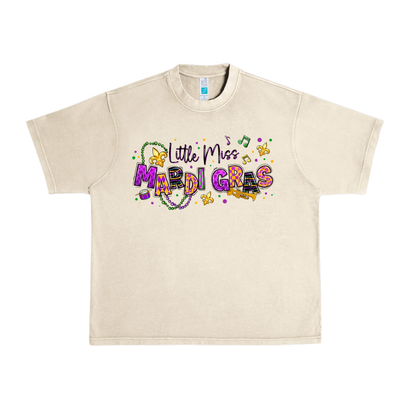 Little Miss Mardi Gras Urban Heavy Tee by texasbilliewilder | Teevron