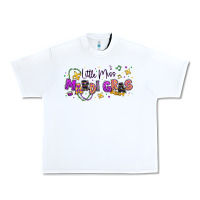 White little miss mardi gras Urban Heavy Tee - texasbilliewilder