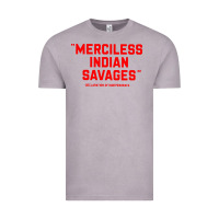 Vintage Zinc merciless indian savages Vintage Tee - longCreatives