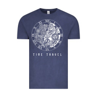 Vintage Denim Time Travel Traveler Watch Vintage Clock Steampunk Gift Vintage Tee - longCreatives