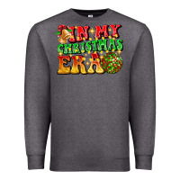 Charcoal Heather inmy christmas era Premium Sweatshirt - CowhideDigitalArt
