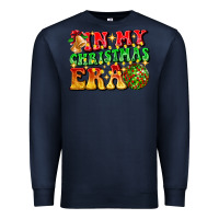 Navy inmy christmas era Premium Sweatshirt - CowhideDigitalArt