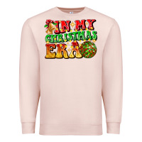 Pale Pink inmy christmas era Premium Sweatshirt - CowhideDigitalArt