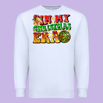 Inmy Christmas Era Premium Sweatshirt Designed By Cowhidedigitalart