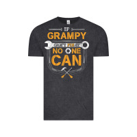 Mens Grampy Funny Handyman Fix It Fathers Day Gift Vintage Tee | Teevron