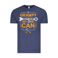Vintage Denim Mens Grampy Funny Handyman Fix It Fathers Day Gift Vintage Tee - longCreatives