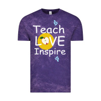 Cloud Purple teach love inspire Vintage Tee - Bettercallsaul