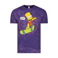 Cloud Purple The Simpsons Bart Simpson Eat My Shorts Vintage Tee - longCreatives